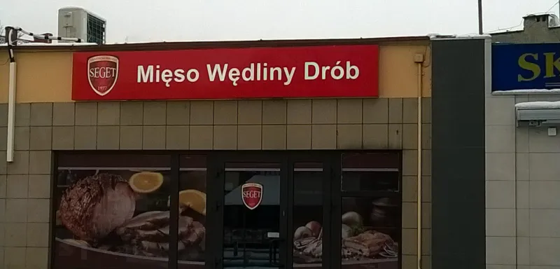 Kaseton z dibondu dla sklepu Seget